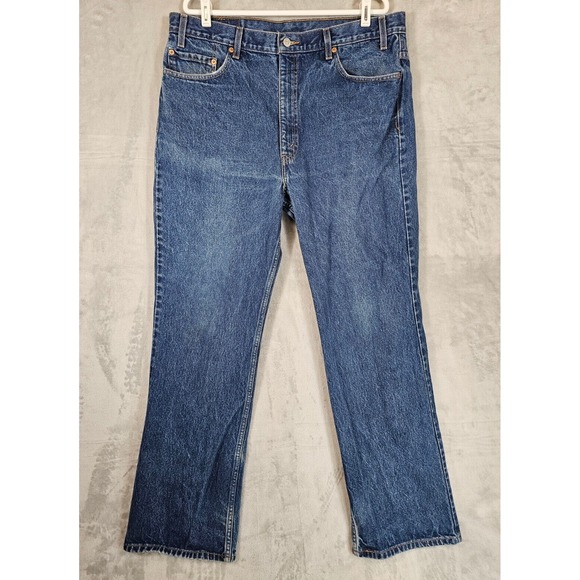 Vintage‎ Levi's 517 Jeans Men's 38x31.5 Boot Cut Blue 90s Y2K - Picture 1 of 7